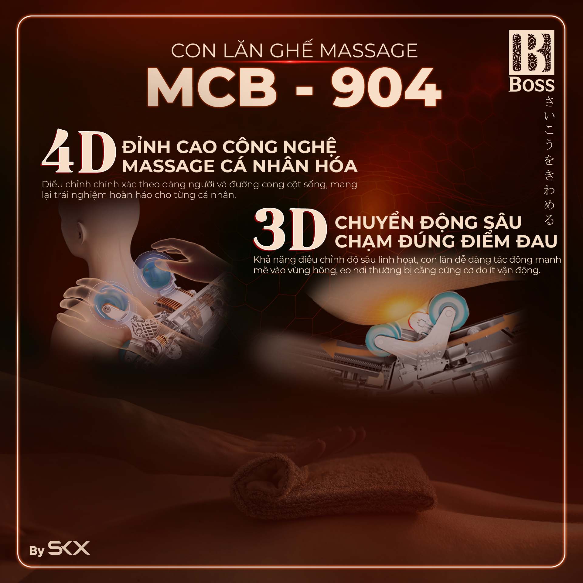 Ghế massage Poongsan Boss MCB-904