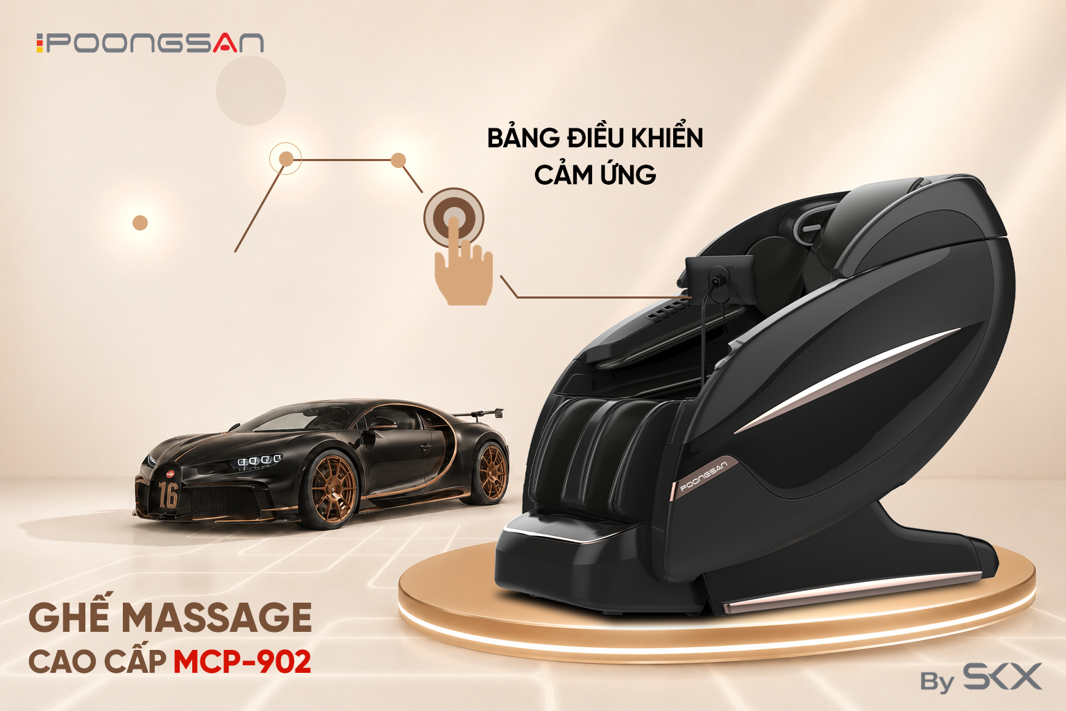 Ghế massage Poongsan MCP-902