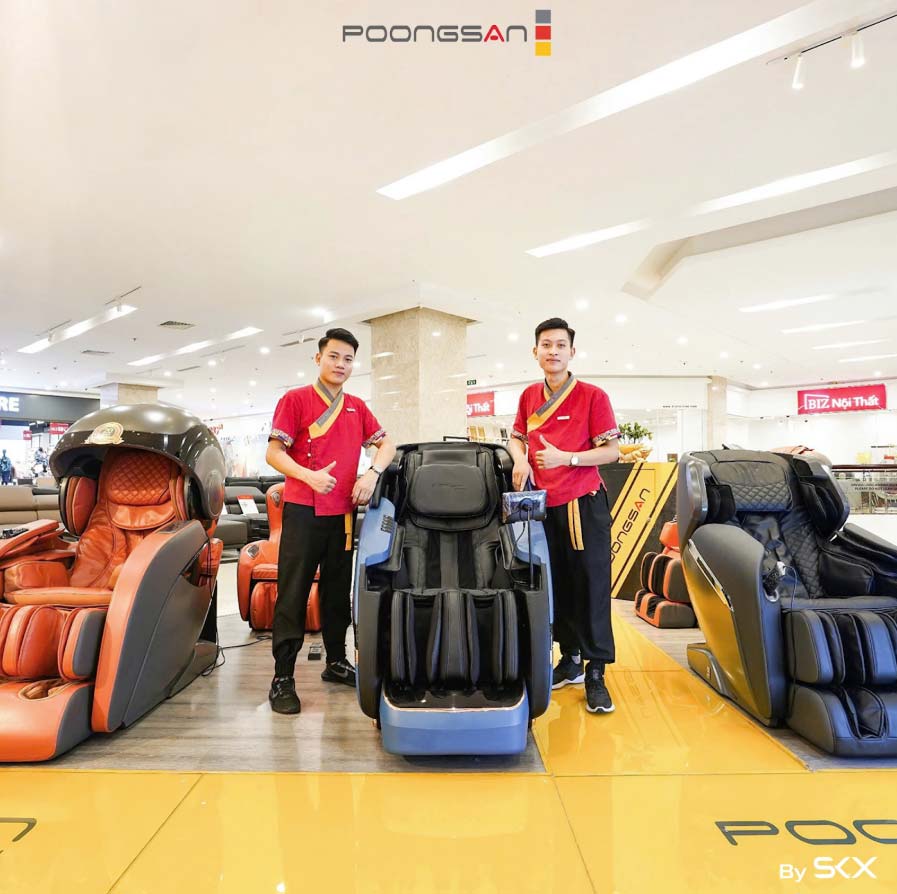 Đến Poongsan mua mua ghế massage giá rẻ tại quận 10 để nhận nhiều ưu đãi