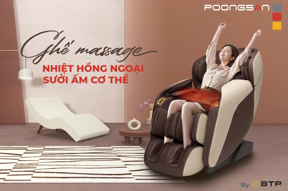 Nhiều mẫu ghế của Poongsan được trang bị chức năng nhiệt hồng ngoại