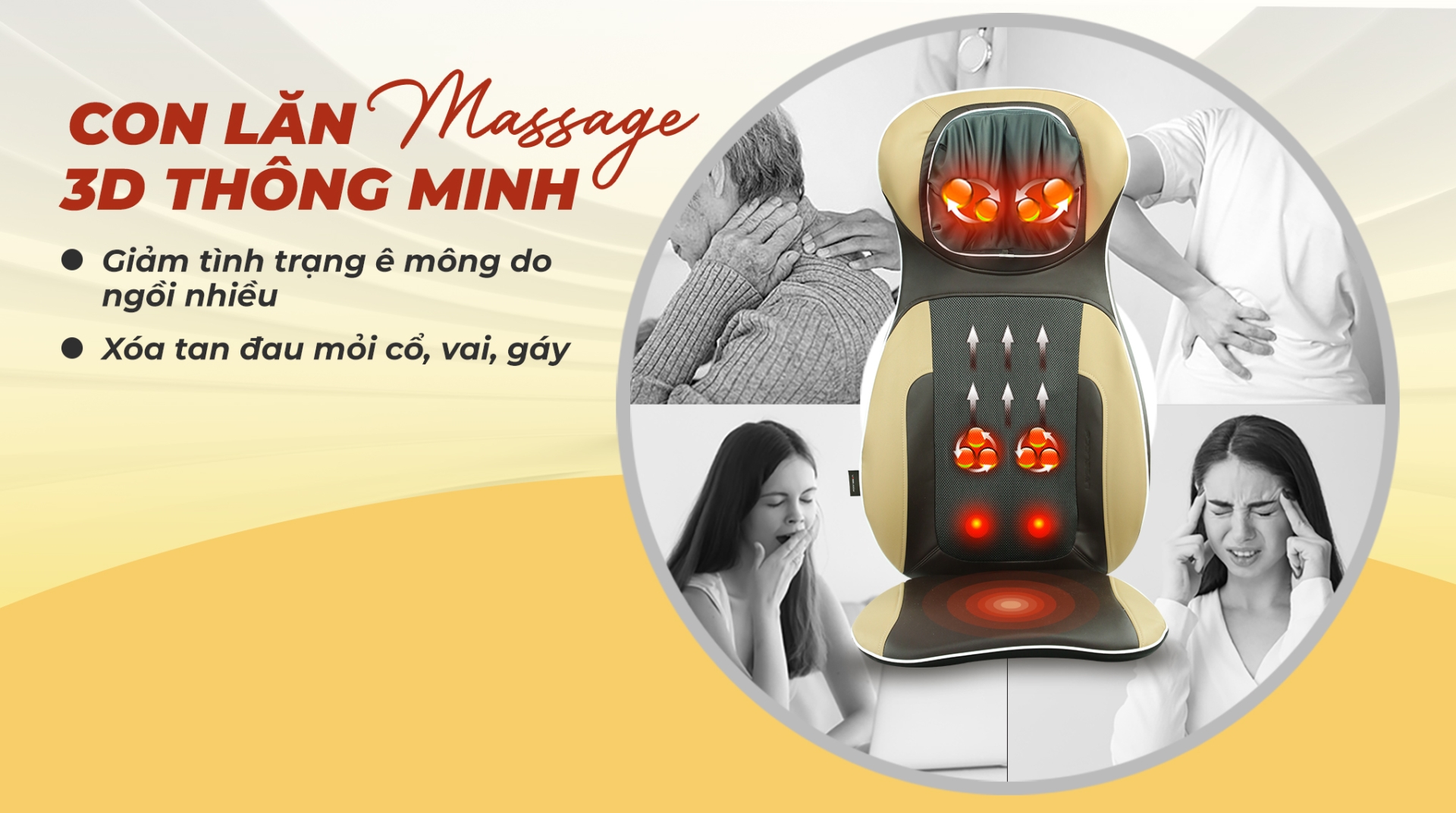 Đối tượng nên sử dụng đệm ghế massage