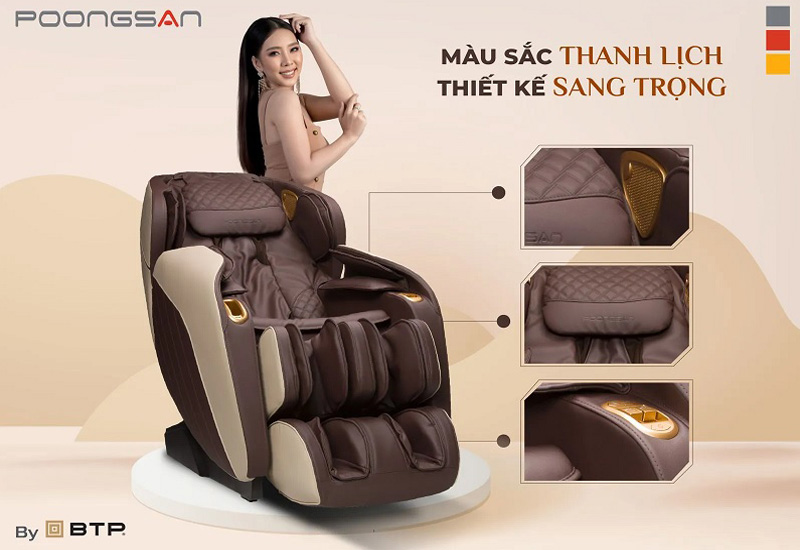 Những chiếc ghế massage trị liệu 40 triệu sở hữu công nghệ hiện đại, chất liệu tốt