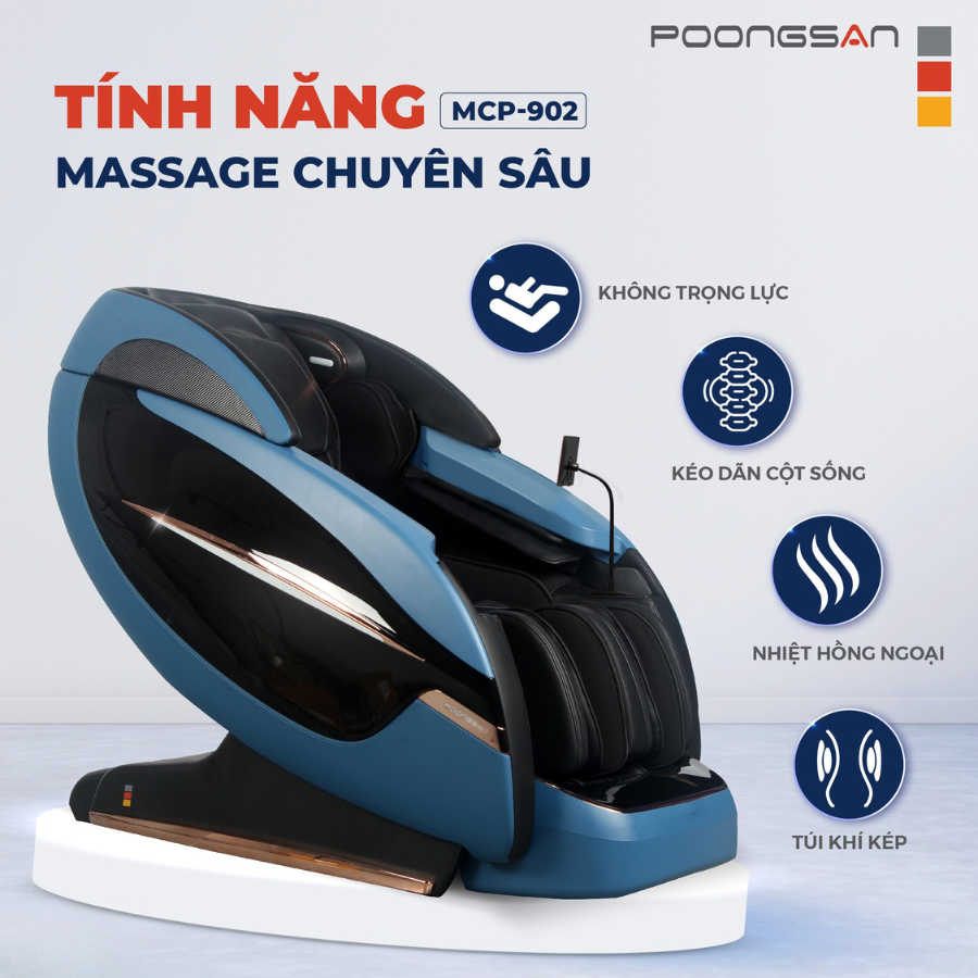 Ghế massage Poongsan MCP-902