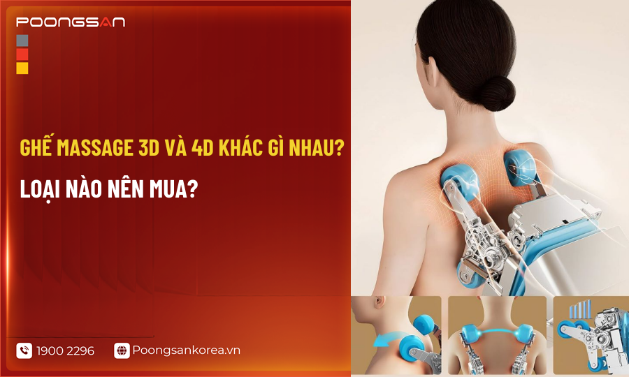 so sánh ghế massage 3D và 4D