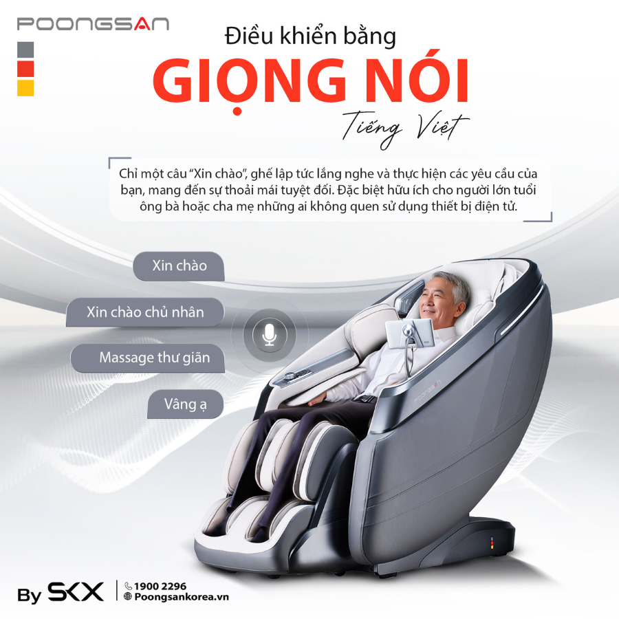 Điều khiển bằng giọng n&oacute;i th&ocirc;ng minh