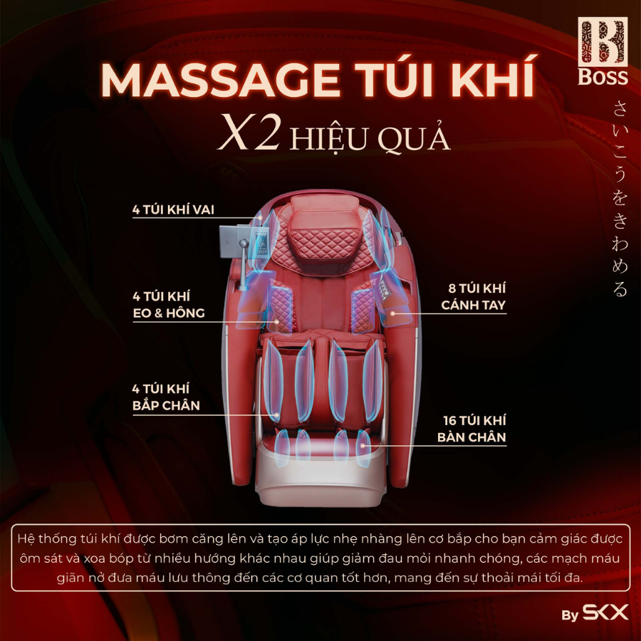 Massage bằng t&uacute;i kh&iacute; to&agrave;n th&acirc;n&nbsp;