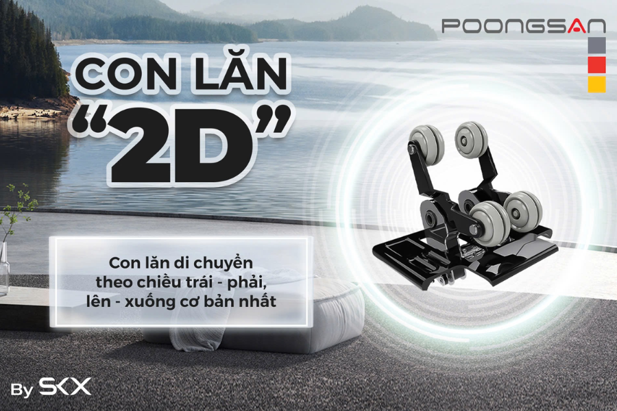 Con lăn ghế massage