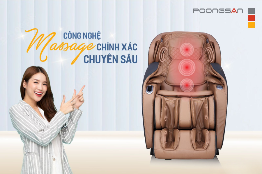 Con lăn ghế massage