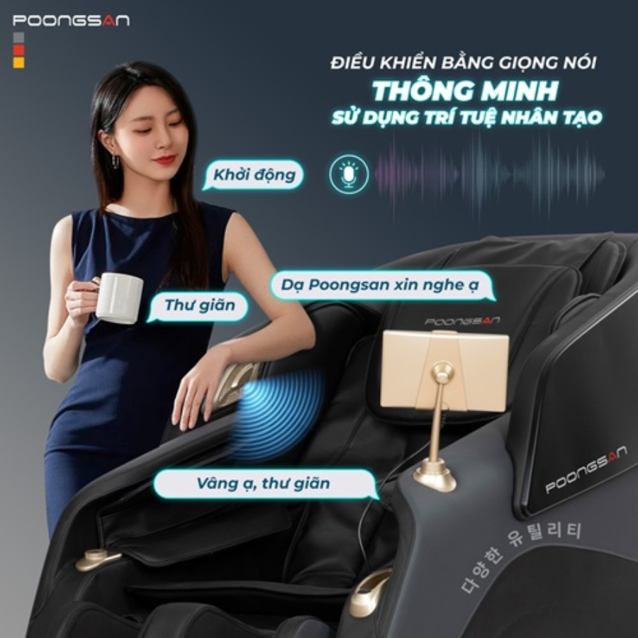 Ghế Massage Điều Khiển Bằng Giọng Nói