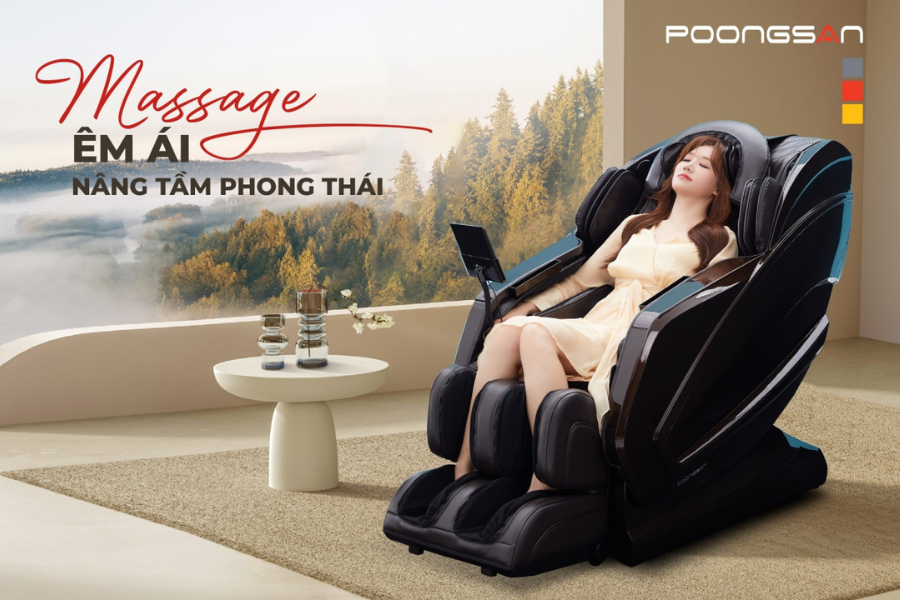 Ưu điểm nổi bật khi dùng ghế massage cao cấp