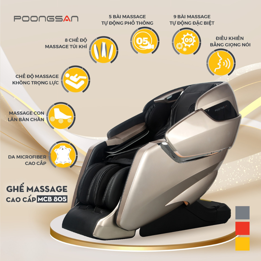 Ghế massage Poongsan MCP-805