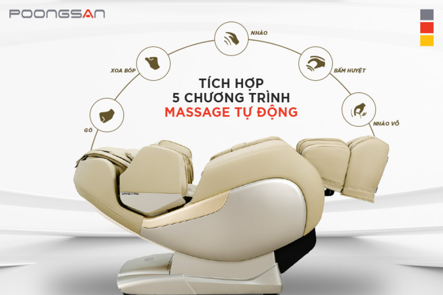 Ghế massage Poongsan MCP-500