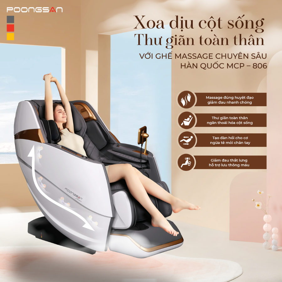 Lợi ích khi sử dụng ghế massage trị liệu