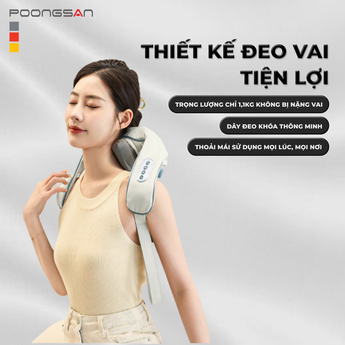 Máy massage cổ vai gáy poongsan N18