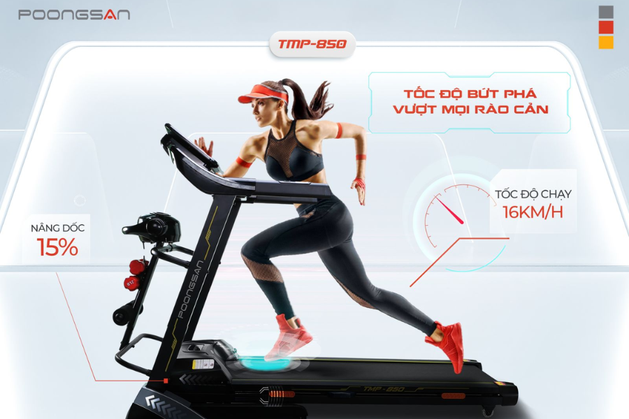 Máy chạy bộ Poongsan TMP-850