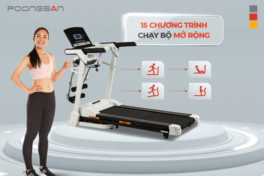 Máy chạy bộ Poongsan TMP-889