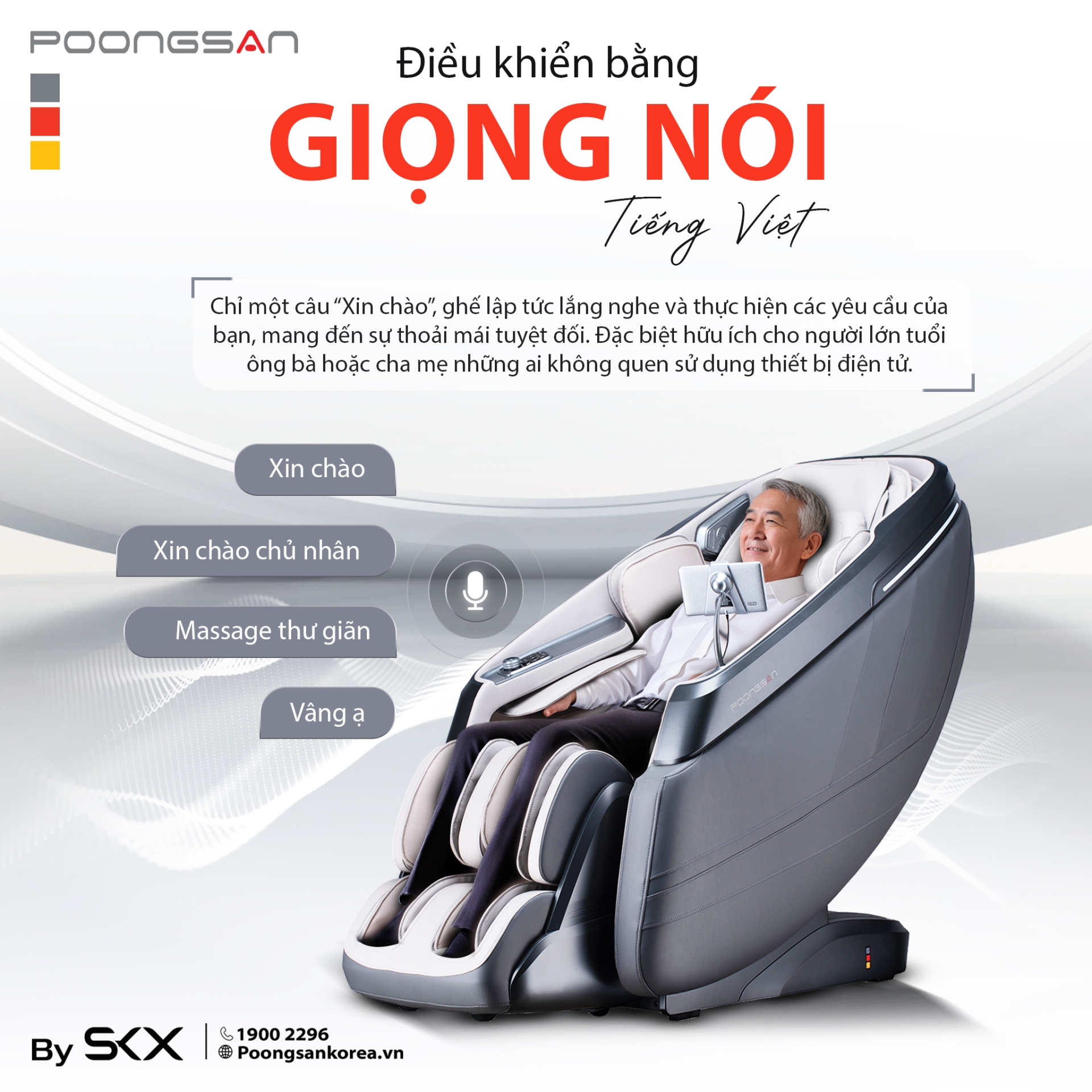 Ghế Massage Trị Liệu Poongsan MCP 865