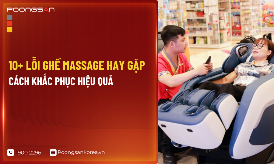 những l&ocirc;̃i gh&ecirc;́ massage hay gặp và cách khắc phục