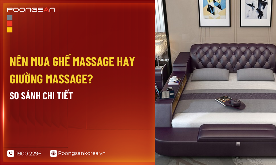N&ecirc;n mua ghế massage hay giường massage?