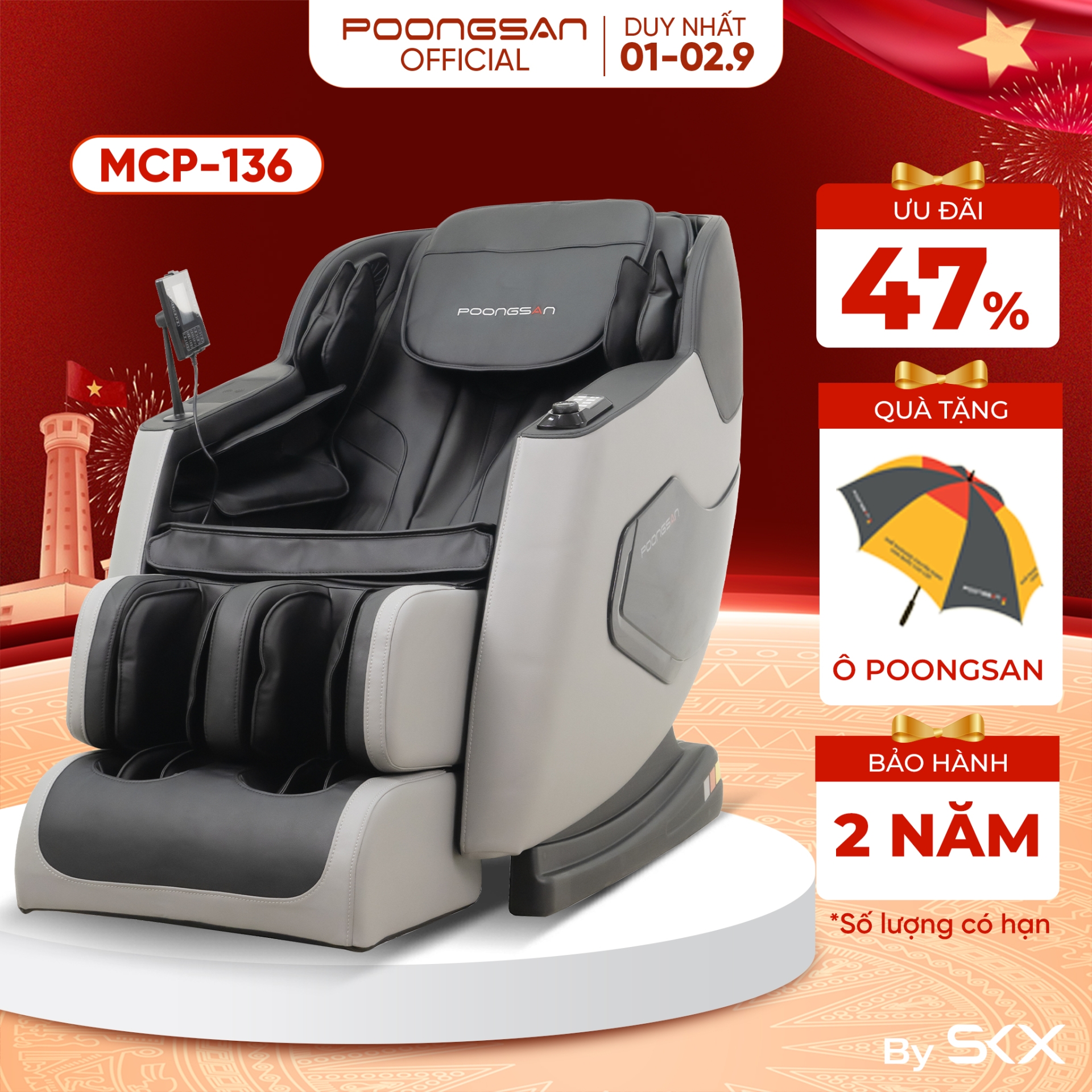 Poongsan MCP-136 -&nbsp; Ưu đ&atilde;i tới 44%, voucher tới 2 triệu đồng
