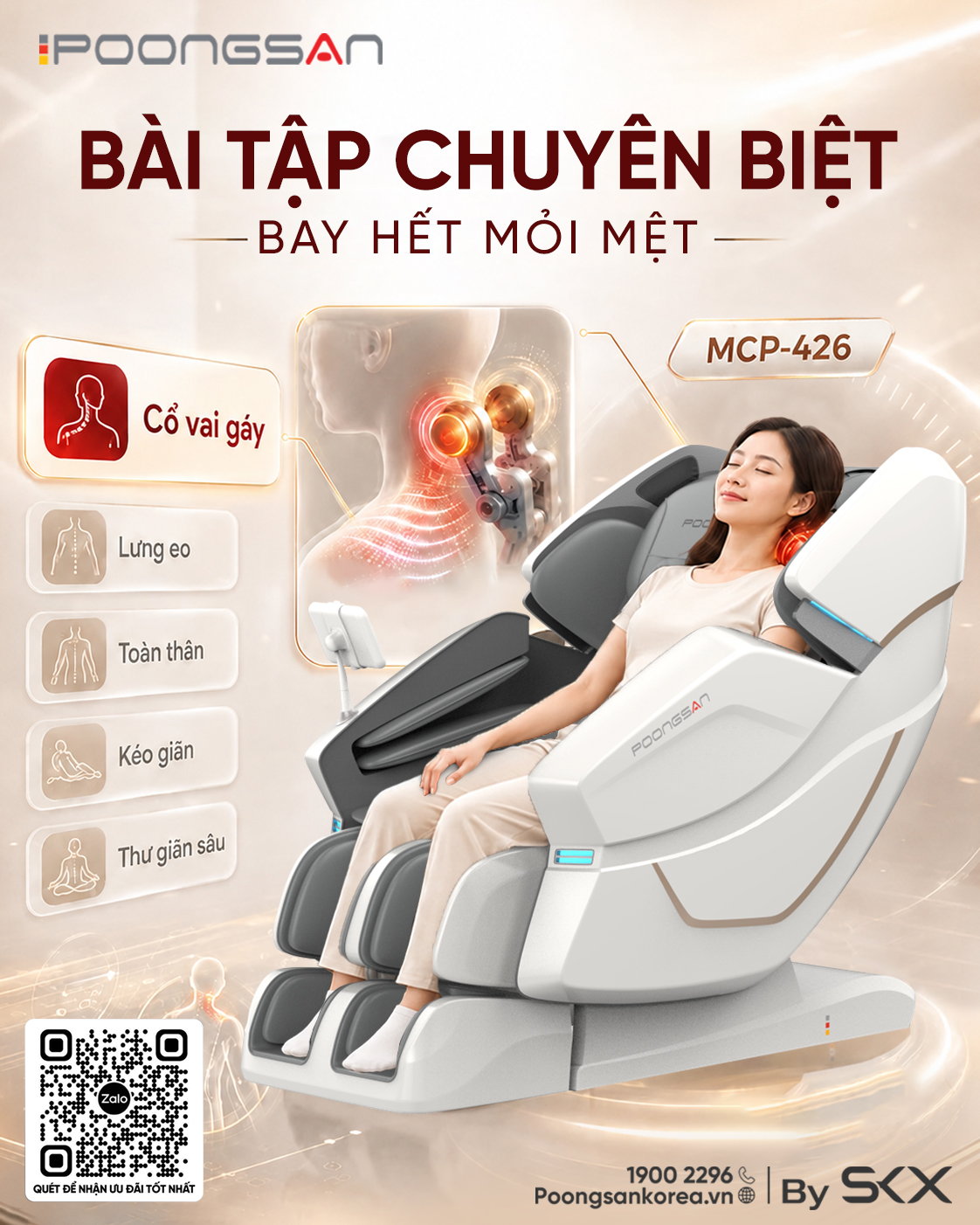 C&aacute;ch chọn b&agrave;i massage MCP-426 theo từng thời điểm trong ng&agrave;y