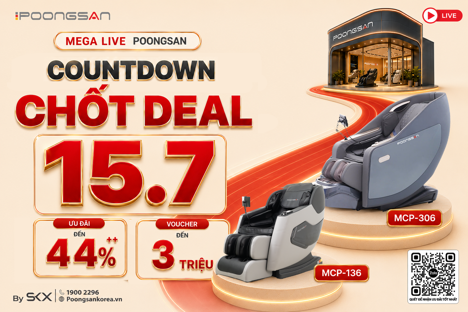 Sale 15.7 Poongsan - Ưu Đ&atilde;i Lớn, Qu&agrave; Tặng Gi&aacute; Trị