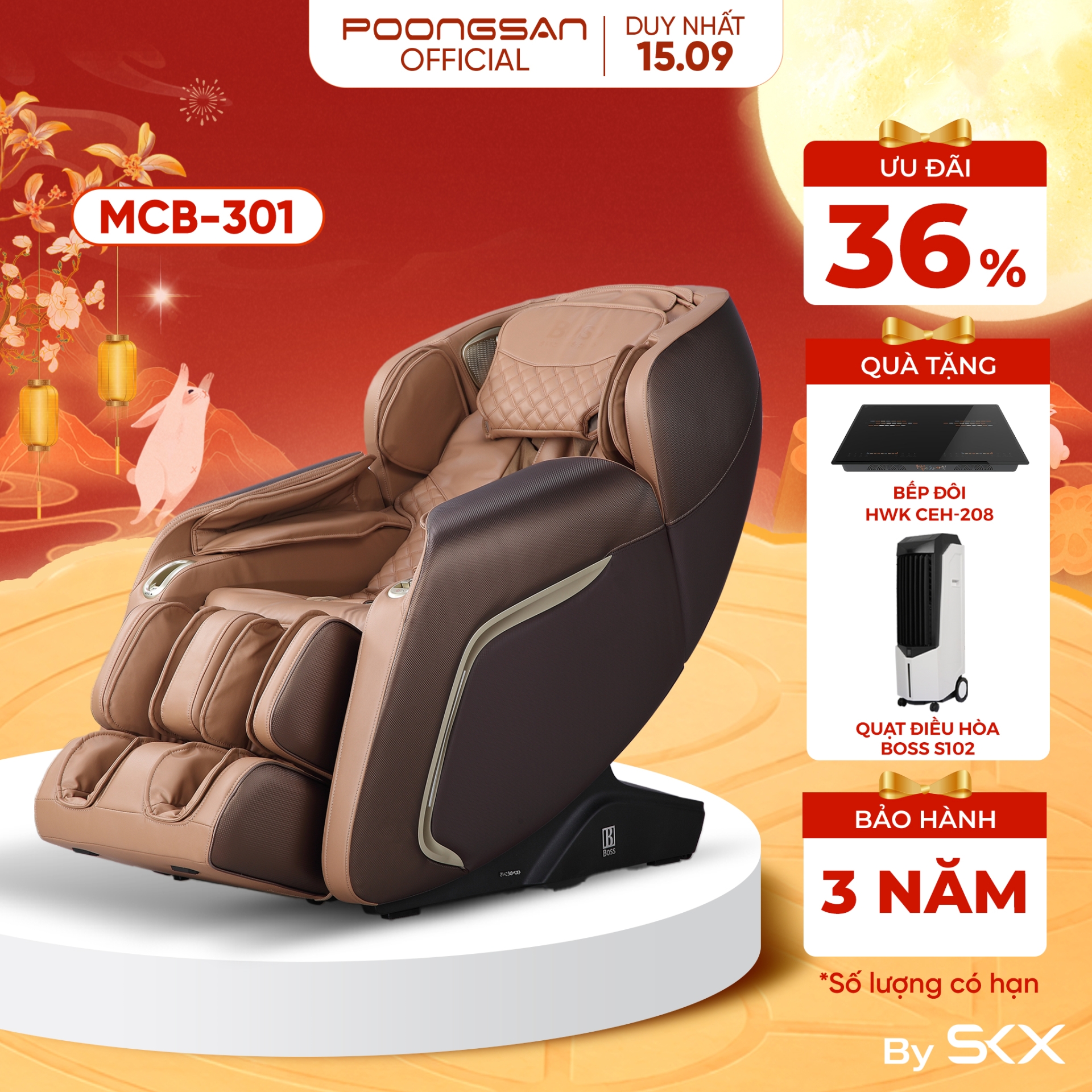 Poongsan MCP-279 - Thư gi&atilde;n to&agrave;n th&acirc;n, nhiều lựa chọn hơn