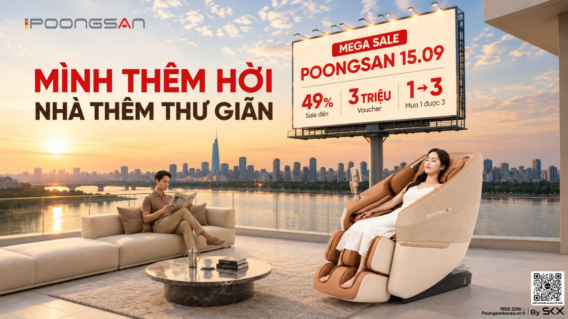 Ưu đ&atilde;i đến 49% - Dễ chọn mẫu ghế massage ph&ugrave; hợp với gia đ&igrave;nh