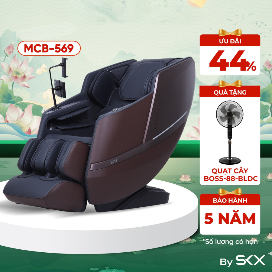 Ghế massage MCB-569 - Lựa chọn cho kh&aacute;ch h&agrave;ng y&ecirc;u c&ocirc;ng nghệ