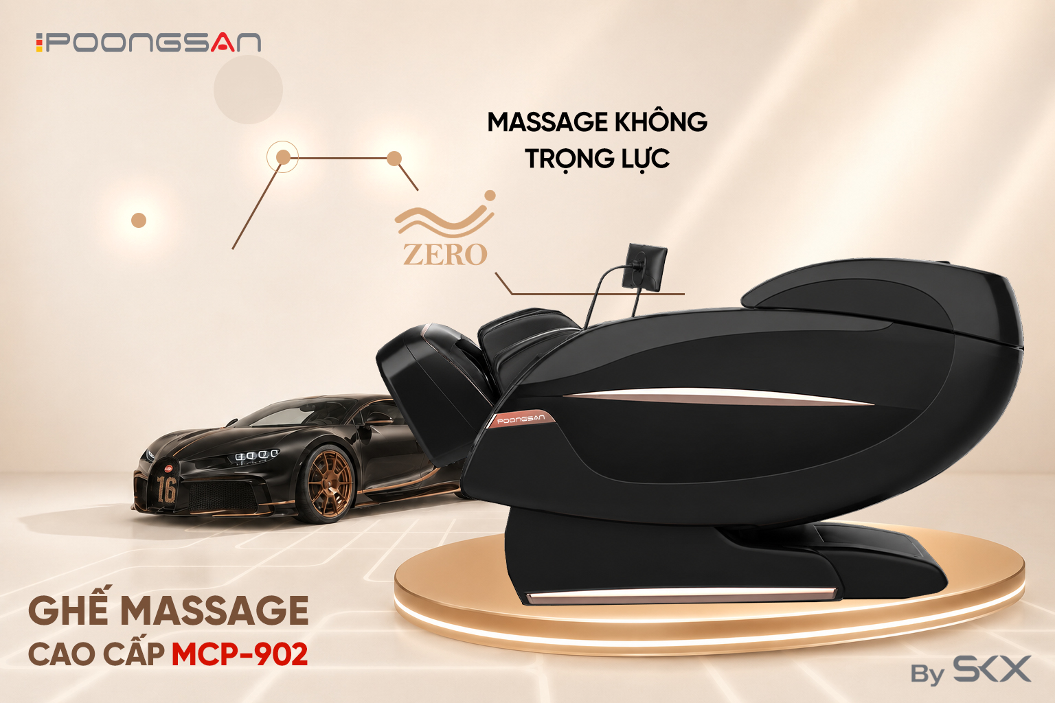 Ghế massage Poongsan MCP-902