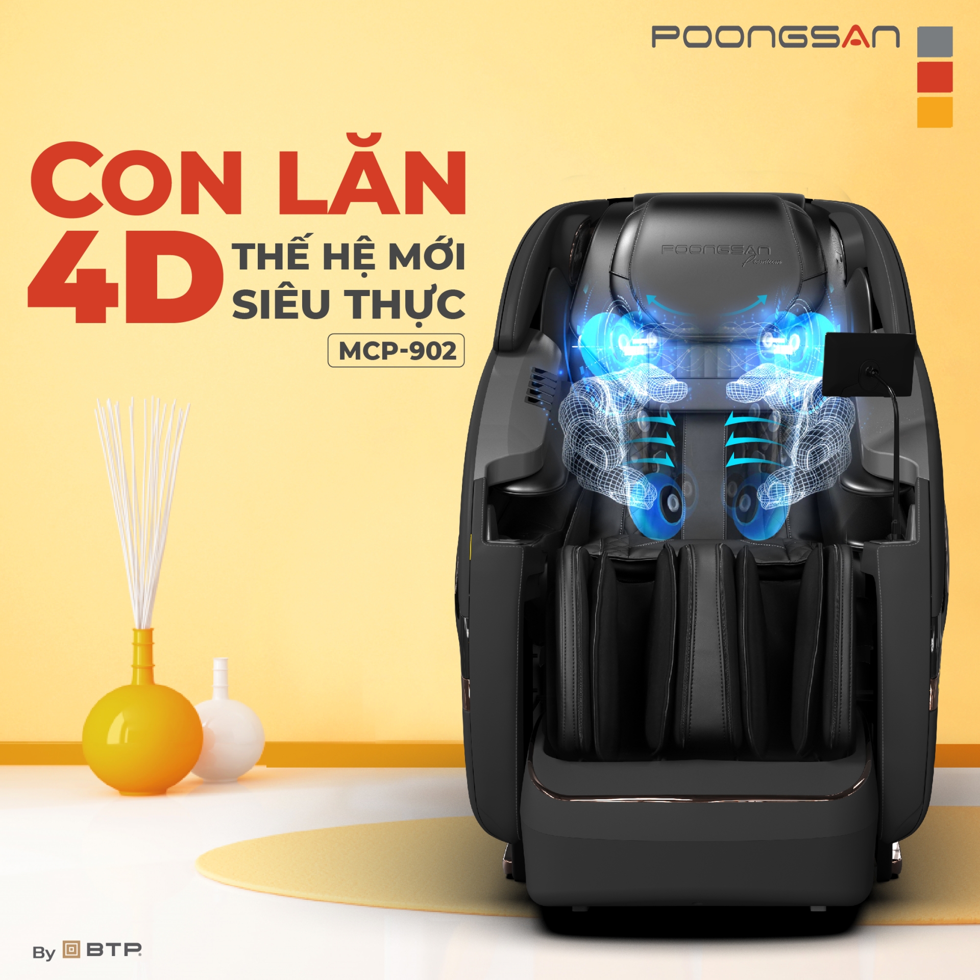 Ghế massage Poongsan MCP-902