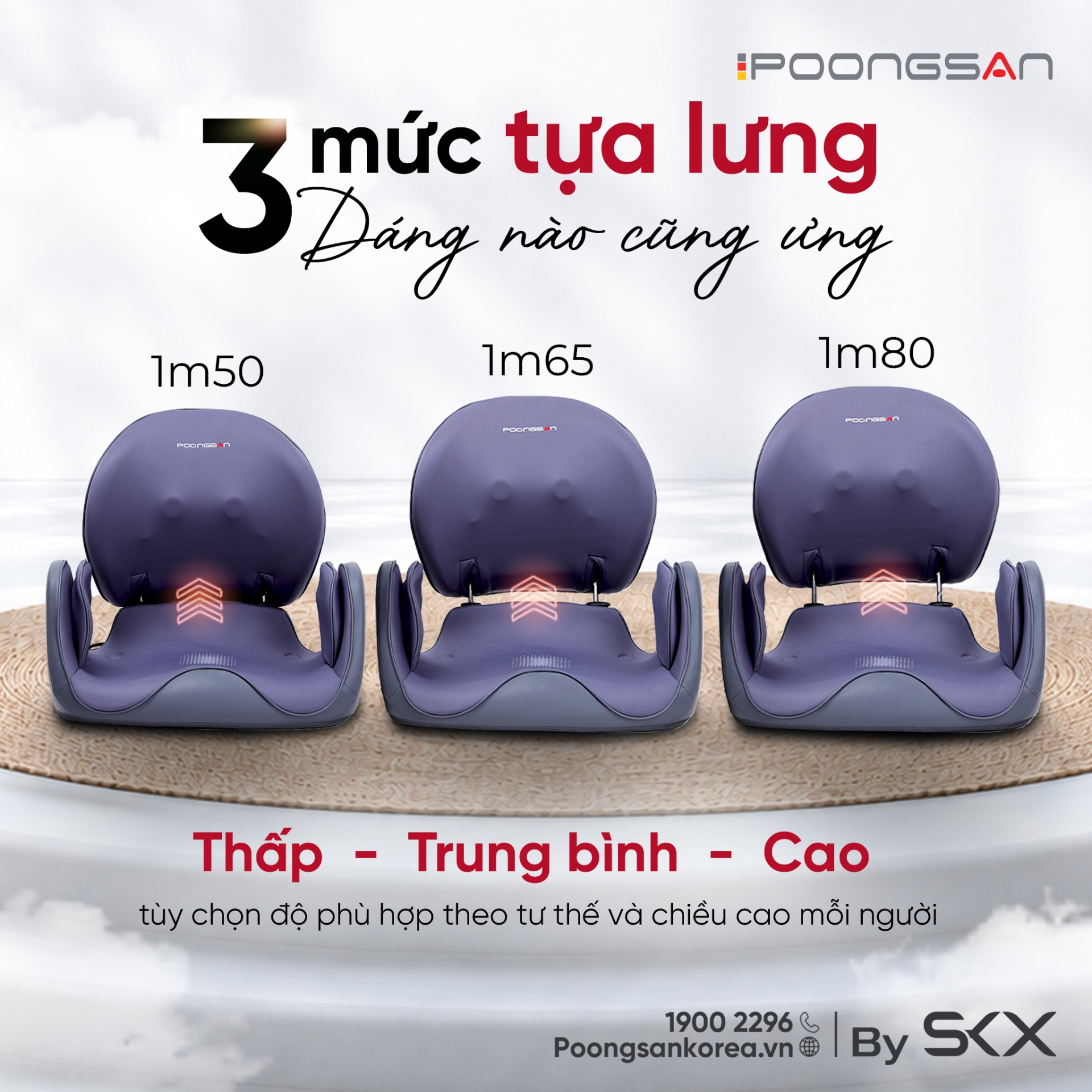 Công dụng của đệm massage Poongsan MUP-008