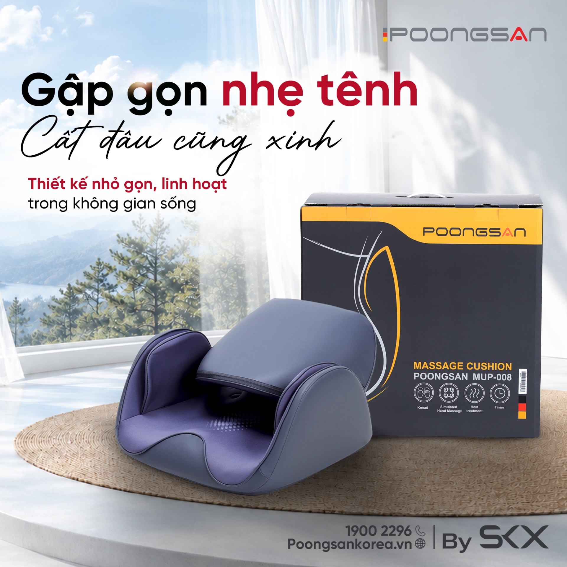 Gập gọn, tiết kiệm không gian