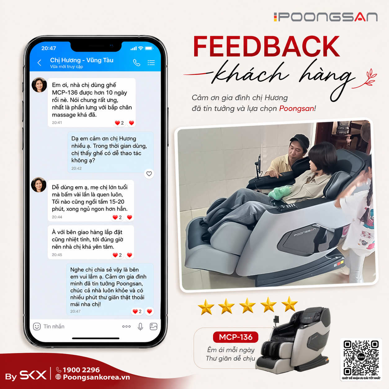 Feedback kh&aacute;ch h&agrave;ng trẻ: Cần một chiếc ghế gọn, dễ đặt trong nh&agrave;