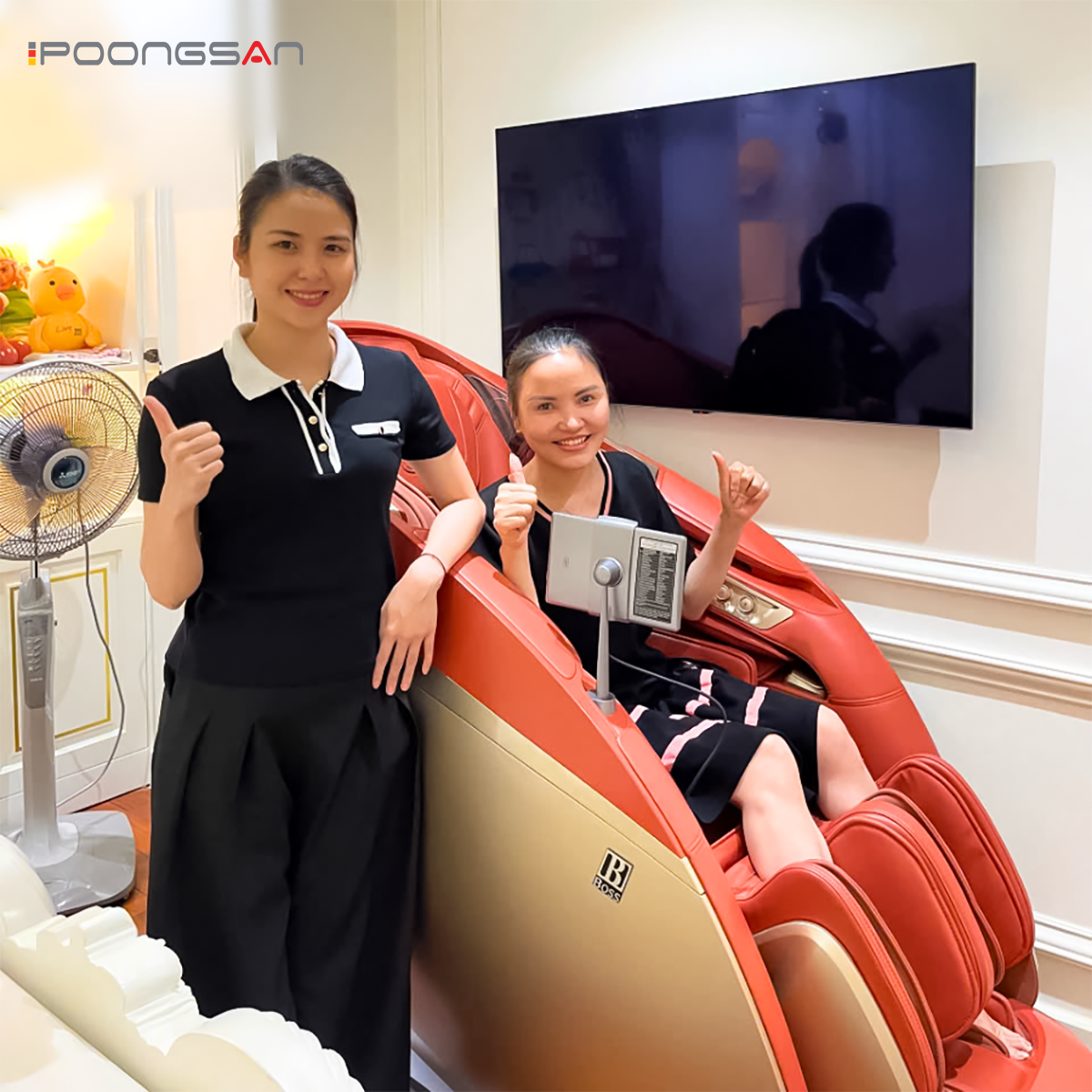 Ghế massage MCB-904 - Hai bộ cơ massage, chăm sóc đồng thời nhiều vùng