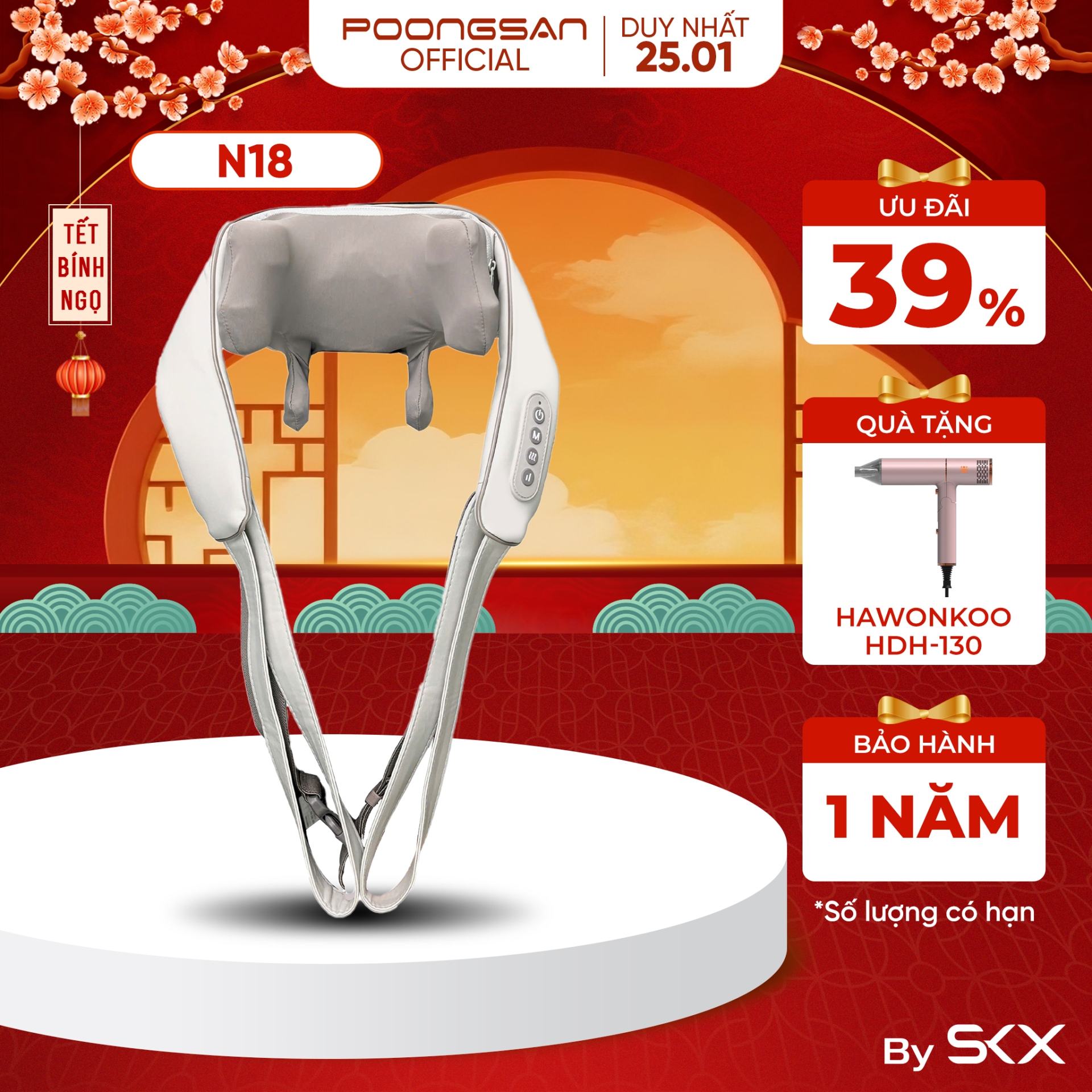 Ghế massage Poongsan sale 25.01