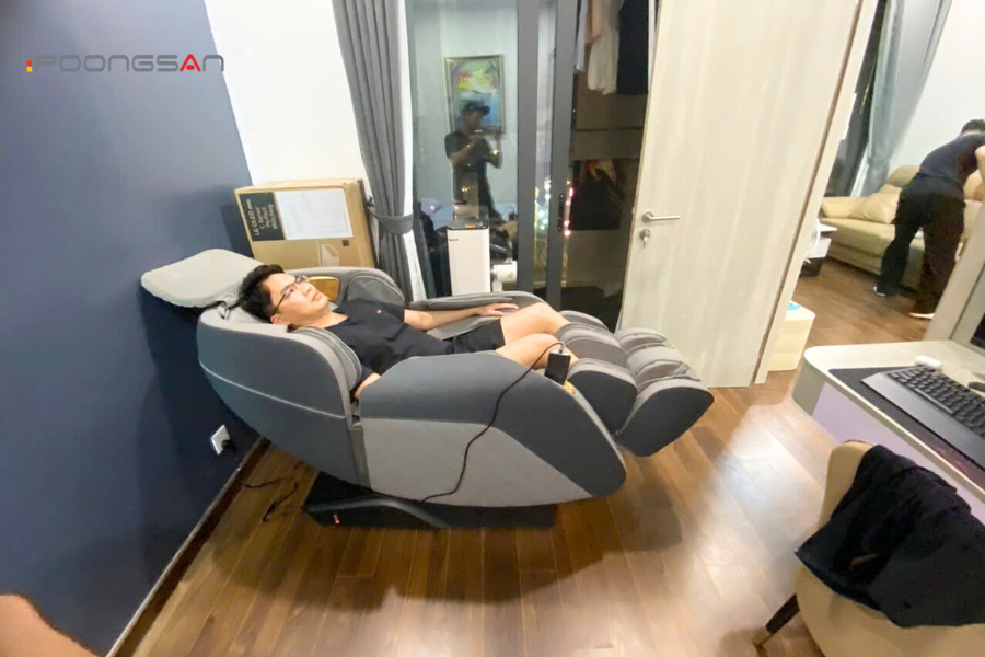 dùng ghế massage trong thời tiết lạnh