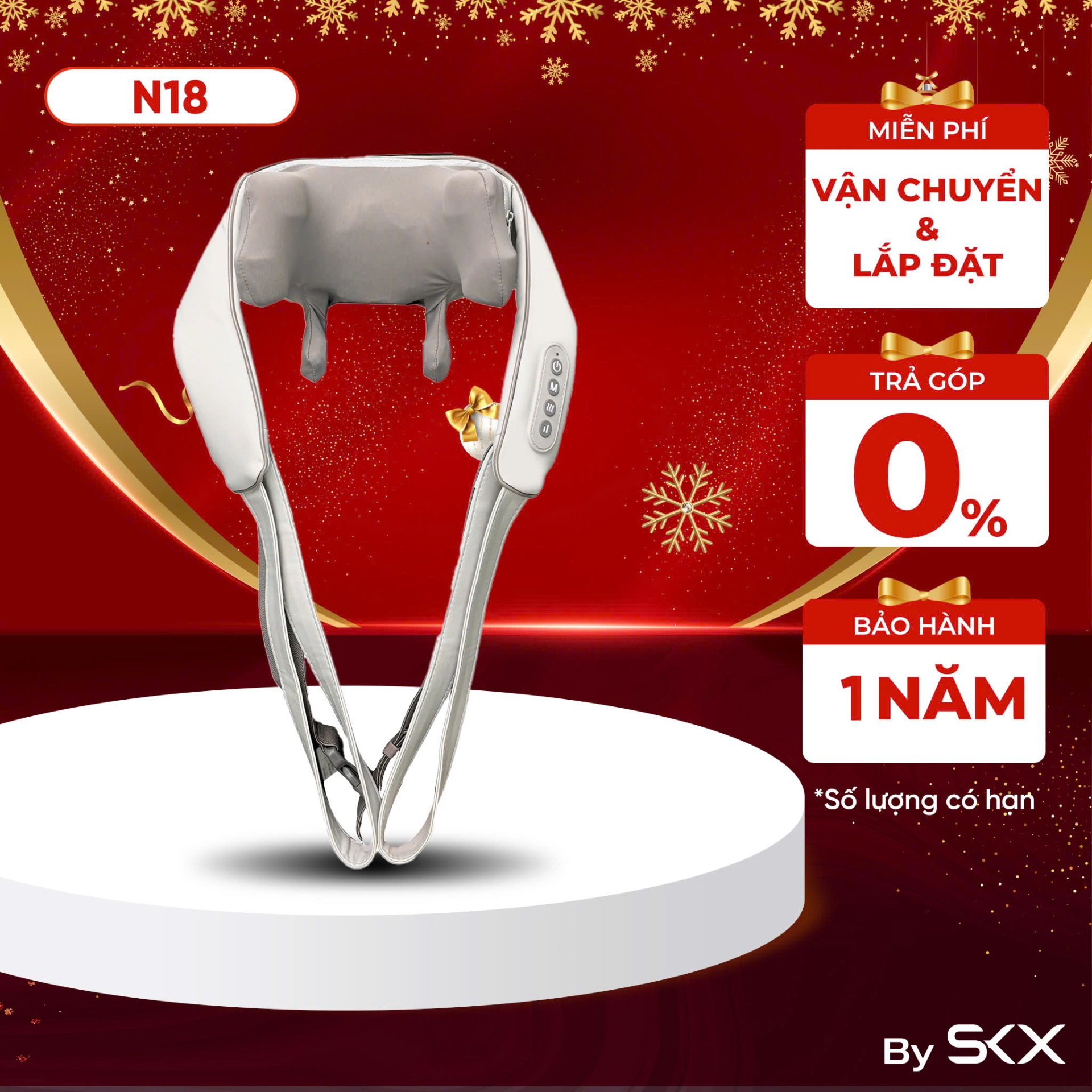 Gối massage Poongsan N18