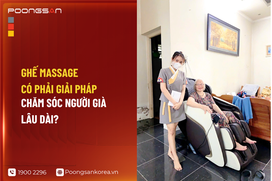 ghế massage cho người gi&agrave;