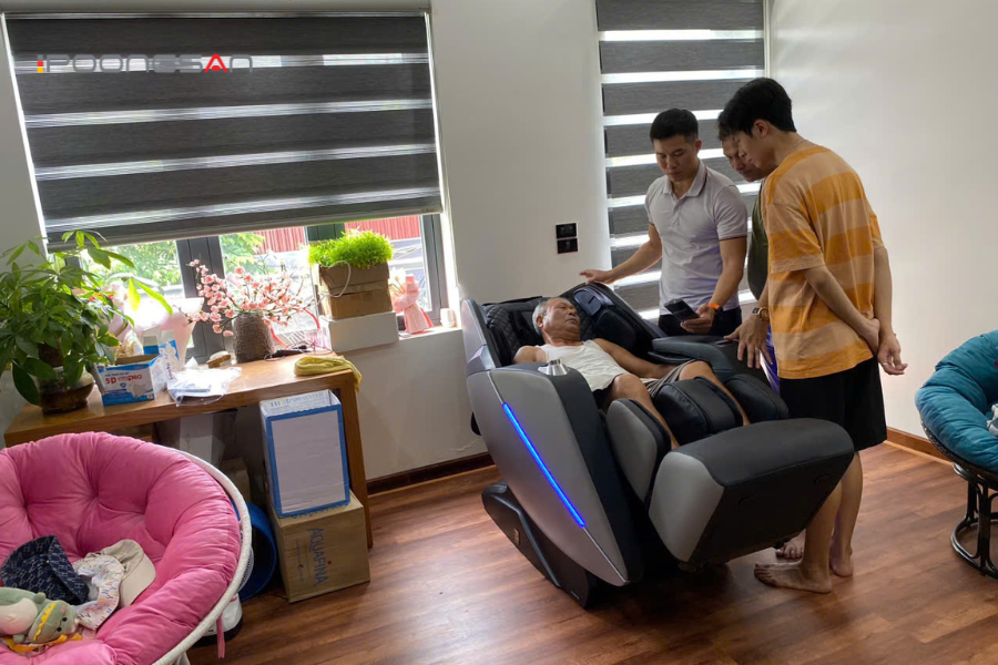 ghế massage có giúp giảm đau vai gáy do thoái hóa không