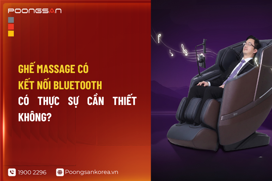 ghế massage c&oacute; kết nối bluetooth