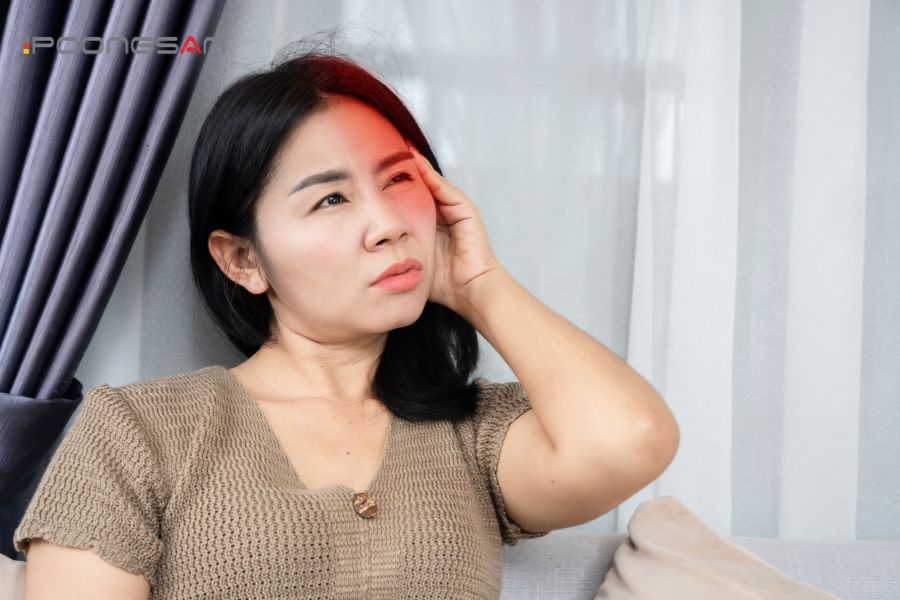 ghế massage giảm đau nửa đầu