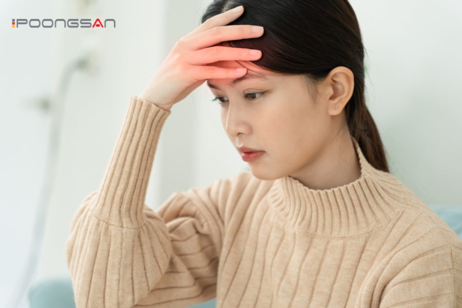 ghế massage giảm đau nửa đầu