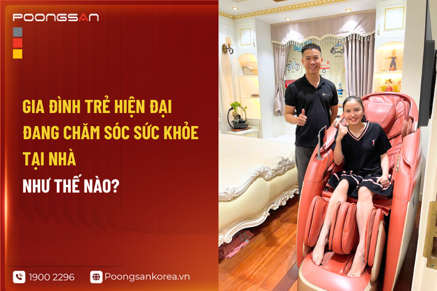 ghế massage trong gia đ&igrave;nh trẻ