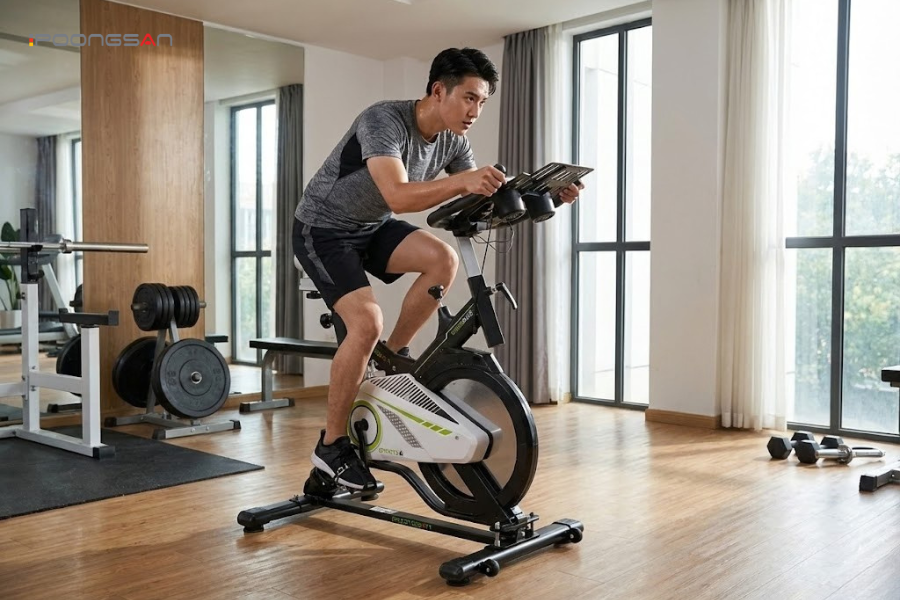 mẹo đạp xe giảm cân