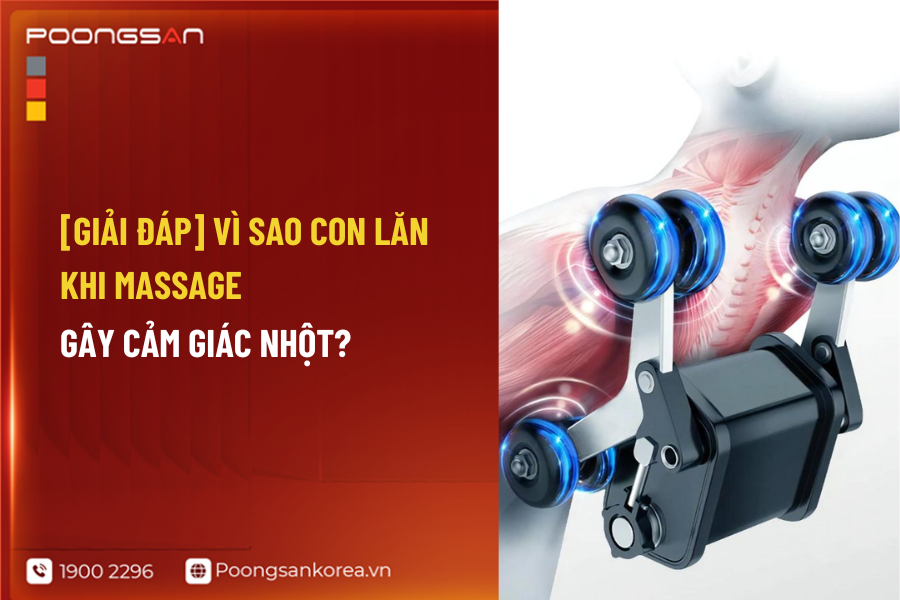 ngồi ghế massage bị nhột