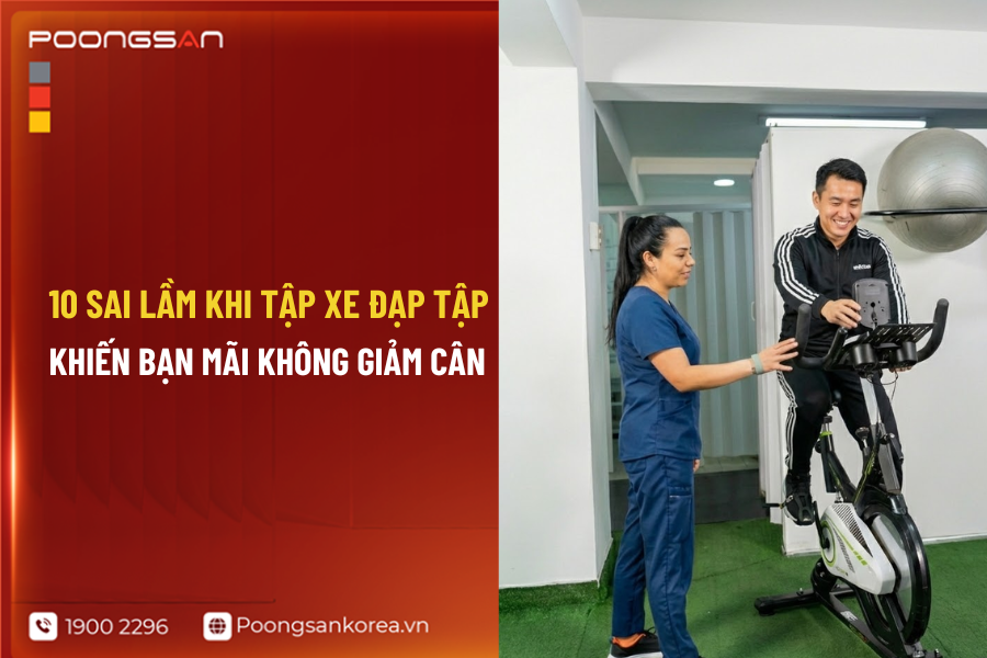 sai lầm khi tập xe đạp tập