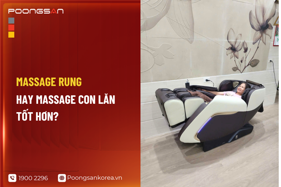 so sánh massage rung và massage con lăn