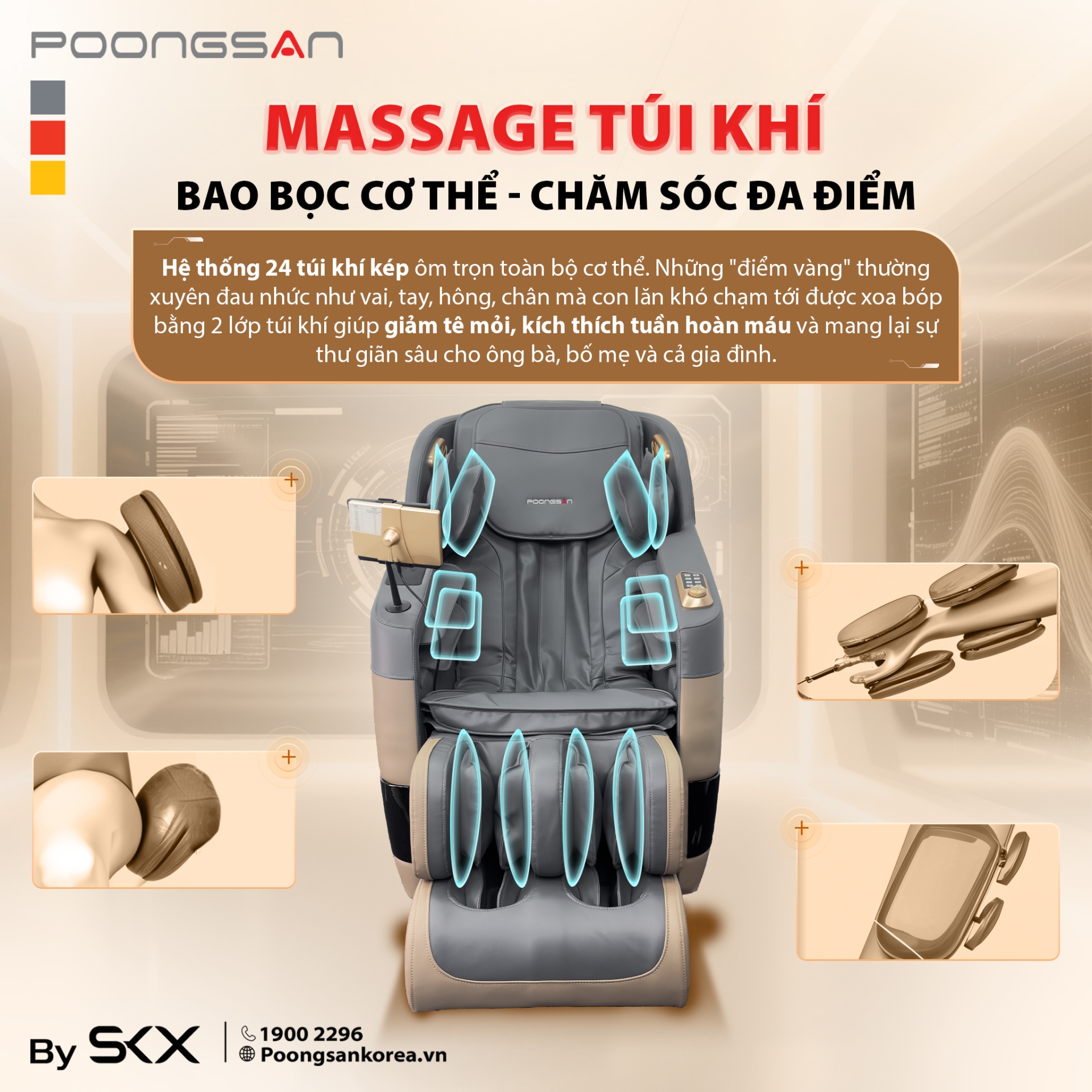vận động vi&ecirc;n d&ugrave;ng ghế massage