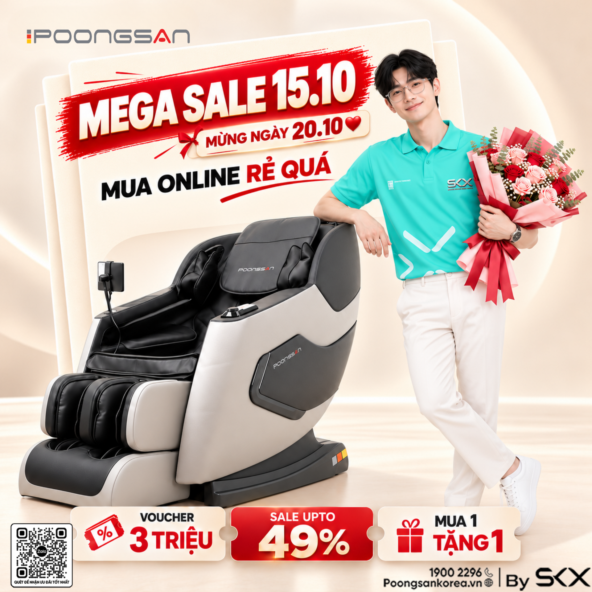 Mega Sale 15.10 Poongsan - Ngàn Ưu Đãi, Vạn Yêu Thương